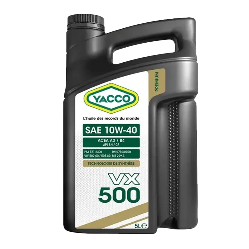 HUILE 4T YACCO VX 500 SAE 10W40 / 5L