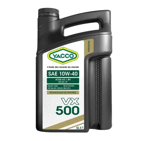 YACCO VX 500 4-Stroke Oil SAE 10W40 / 5 L