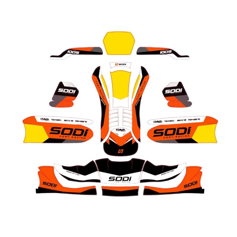 KOMPLETTES SODI RACING 509 AUFKLEBER-SET – JAHRGANG 2025/2026