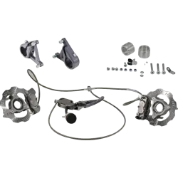 STEERING WHEEL-OPERATED FRONT BRAKE KIT