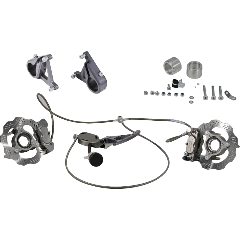 STEERING WHEEL-OPERATED FRONT BRAKE KIT