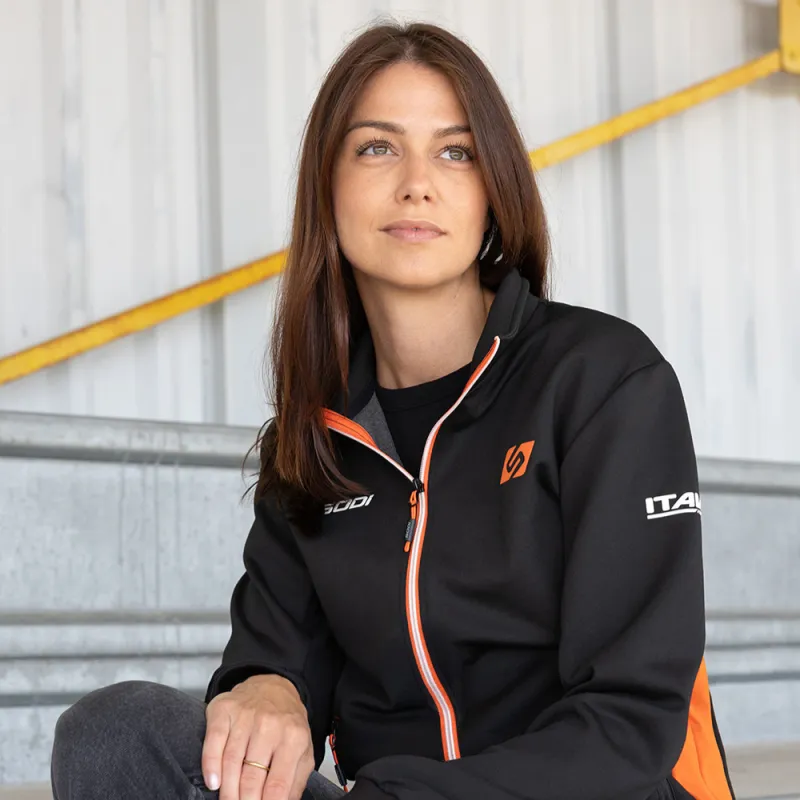 FELPA CON ZIP IN FLEECE TECNICO UNISESSO LIFESTYLE SODI