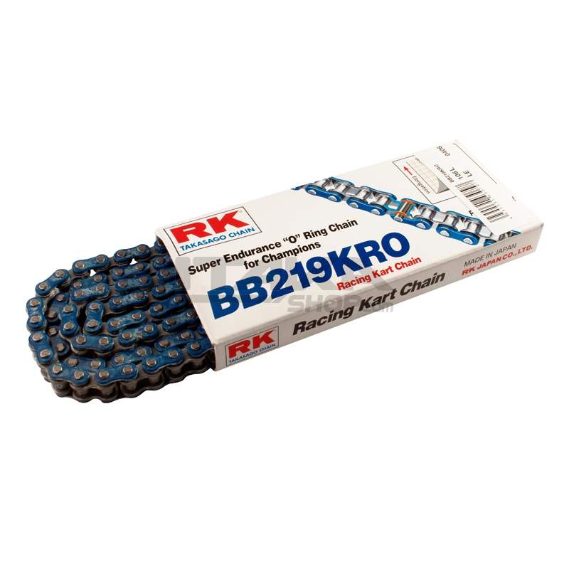 RK Kette BB 219 KRO blau O_Ring Kart neu TOP Qualität für Rotax X30 