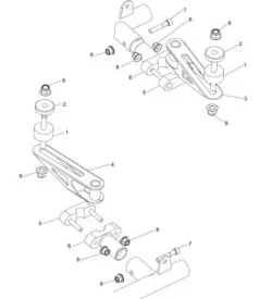 EXHAUST SUPPORT-ROTAX - SODI CELESTA