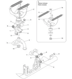 EXHAUST SUPPORT-KF - SODI CELESTA