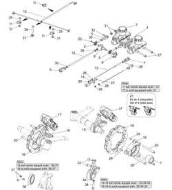 FRONT BRAKE-FOOT ORDERS - SODI CELESTA