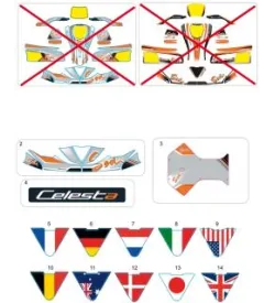BODYWORK STICKERS - SODI CELESTA