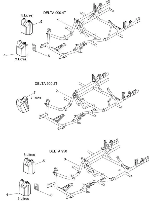 CADRE - SODI DELTA 900/950 2012-2013