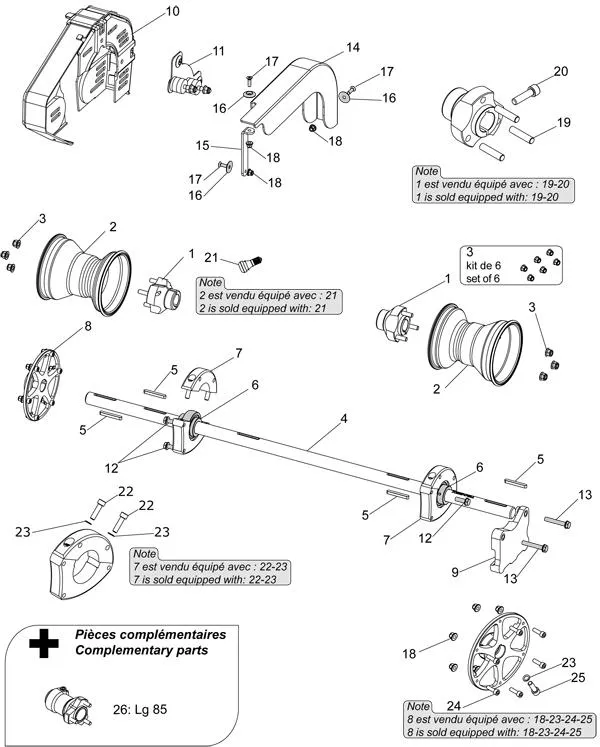HINTERACHSE D25 – SODI DELTA 900/950 2012–2013