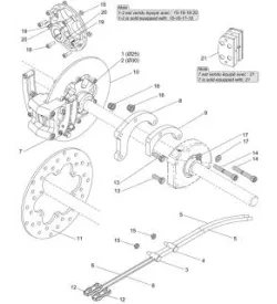FRENO POSTERIORE MECCANICO - SODI DELTA 900/950 2012-2013