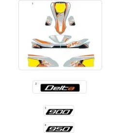 ADESIVI PER CARROZZERIA - SODI DELTA 900/950 2012-2013