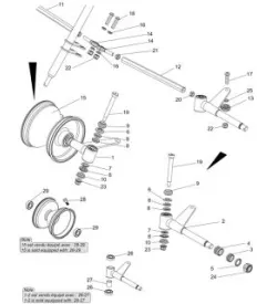 TRAIN AVANT - SODI DELTA 900 FR 2012-2017