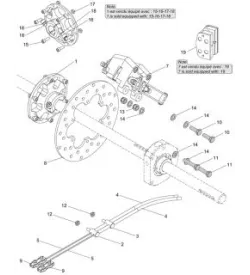 FREIN ARRIERE - SODI DELTA 900 FR 2012-2017