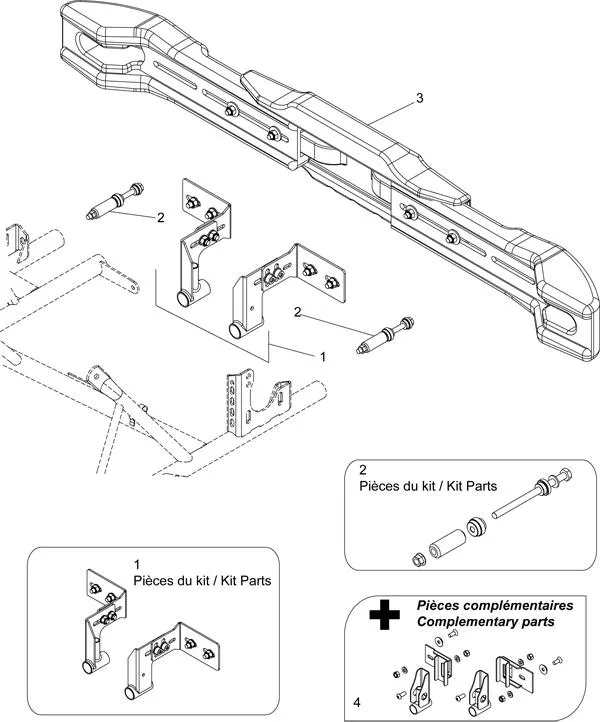REAR PROTECTION-KG PLAST - SODI DELTA 900/950 2014 - 2017