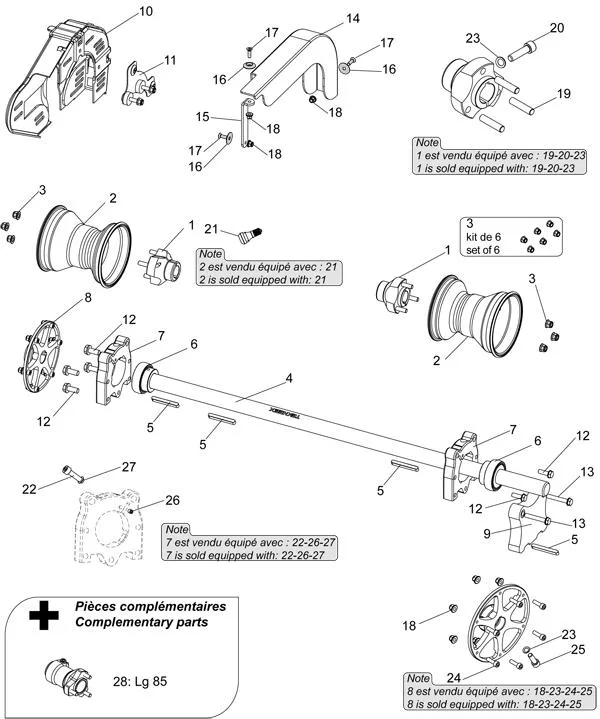 HINTERACHSE D25 – SODI DELTA 900/950 2014–2017