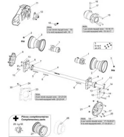 ASSALE POSTERIORE D30 - SODI DELTA 900/950 2014 - 2017