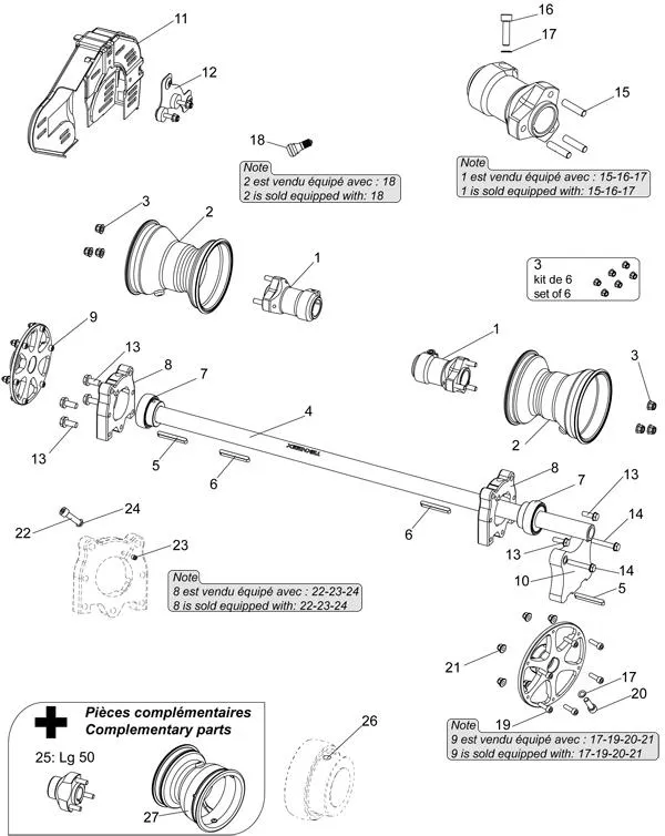 HINTERACHSE D30 – SODI DELTA 900/950 2014–2017