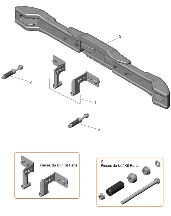PROTECTION ARRIERE-KG PLAST - SODI EXPERIA 2016-2018