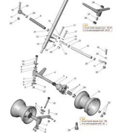 TREN DELANTERO - SODI EXPERIA 2016-2018
