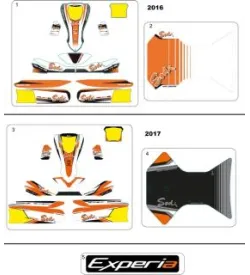 PEGATINAS PARA LA CARROCERÍA - SODI EXPERIA 2016-2018