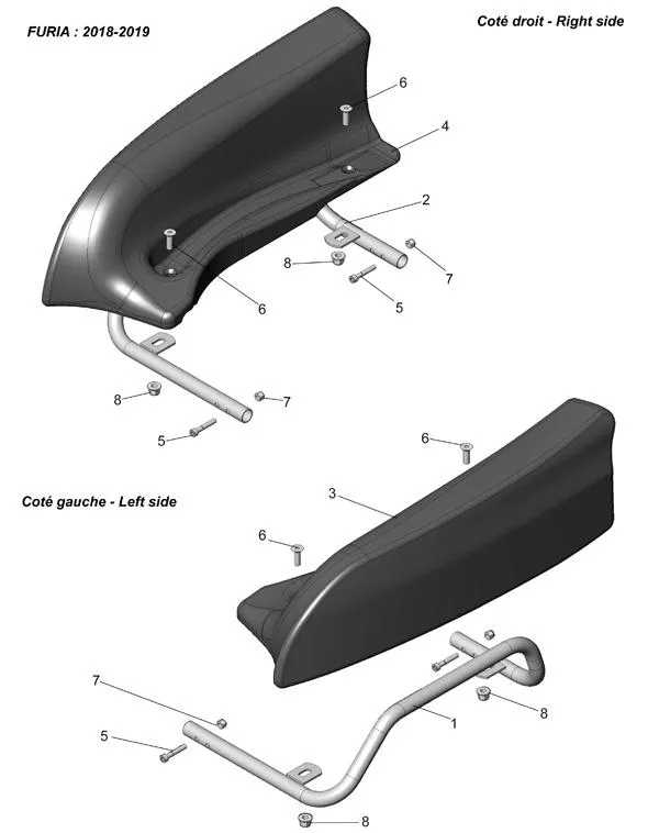PROTEZIONE LATERALE MK14 - SODI FURIA 2018-2021
