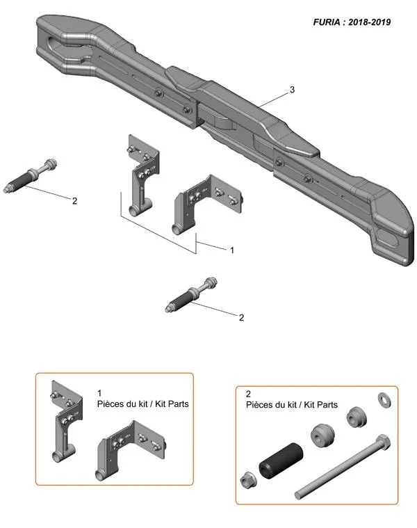 REAR PROTECTION-KG TRIS - SODI FURIA 2018-2021