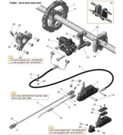 FREIN ARRIERE - SODI FURIA 2018-2021