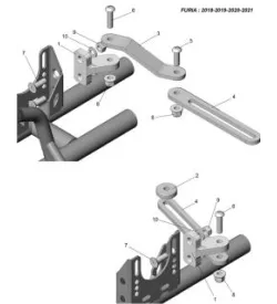 SUPPORTO DI SCARICO - ROTAX - SODI FURIA 2018-2021