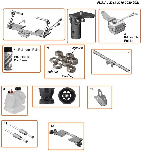 COMPLEMENTARY PARTS - SODI FURIA 2018-2021