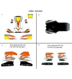 ADHESIFS DE CARROSSERIE - SODI FURIA 2018-2021
