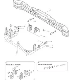 PROTECCIÓN TRASERA KG TRIS - SODI NORDICA 2012-2013