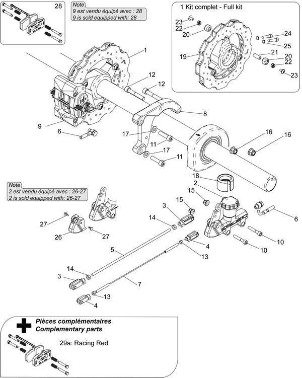 REAR BRAKE - SODI NORDICA