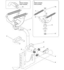 SUPPORT ECHAPPEMENT - SODI NORDICA 2012-2013