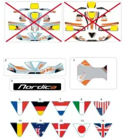 STICKERS DE CARROSSERIE - SODI NORDICA 2012-2013