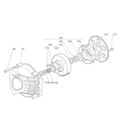 EMBRAYAGE - IAME PARILLA PUMA 85 CC-100 CC