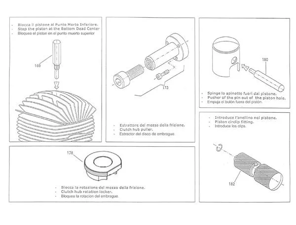 OUTILLAGE - IAME PARILLA PUMA 85 CC-100 CC