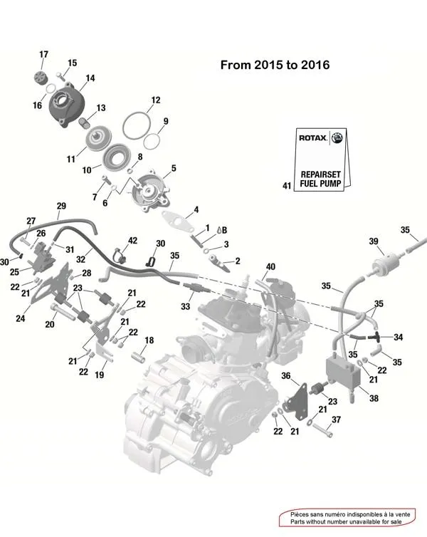 Einspritzventil für Benzinmotor 16 – ROTAX 125 DD2 EVO