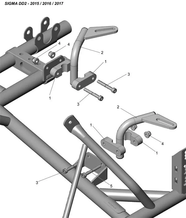 SUPPORTS ECHAPPEMENT-DD2 - SODI SIGMA DD2 2015-2017