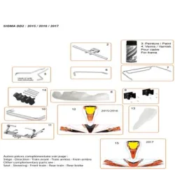 ACCESSORI COMPLEMENTARI - SODI SIGMA DD2 2015-2017