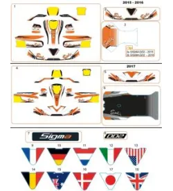 ADESIVI PER CARROZZERIA - SODI SIGMA DD2 2015-2017