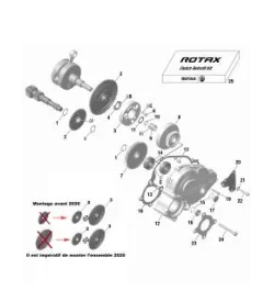 EMBRAGUE CENTRÍFUGO - ROTAX 125 DD2 EVO