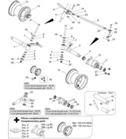 VORDERACHSE – SODI SIGMA DD2 2012–2014