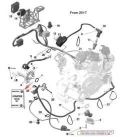 ACCENSIONE-MOTORE DI AVVIAMENTO 2017 - ROTAX 125 DD2 EVO