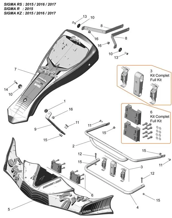 PROTECTION AVANT- KG FP7 - SODI SIGMA RS & R 2015-2017