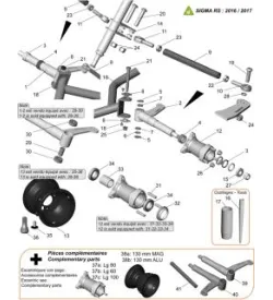 VORDERACHSE – 2016/17 – SODI SIGMA RS & R 2015–2017