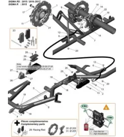 FRENO TRASERO - SODI SIGMA RS & R 2015-2017