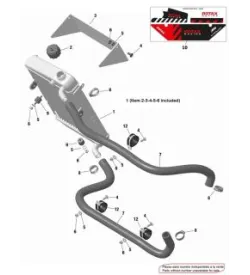 RADIADOR - ROTAX 125 DD2 EVO
