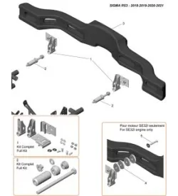 PROTECCIÓN TRASERA - KG PLAST - SODI SIGMA RS3 2018-2021