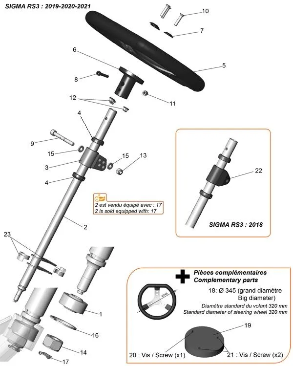 DIRECTION - SODI SIGMA RS3 2018-2021