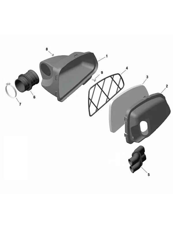 INTAKE SILENCER - ROTAX 125 DD2 EVO